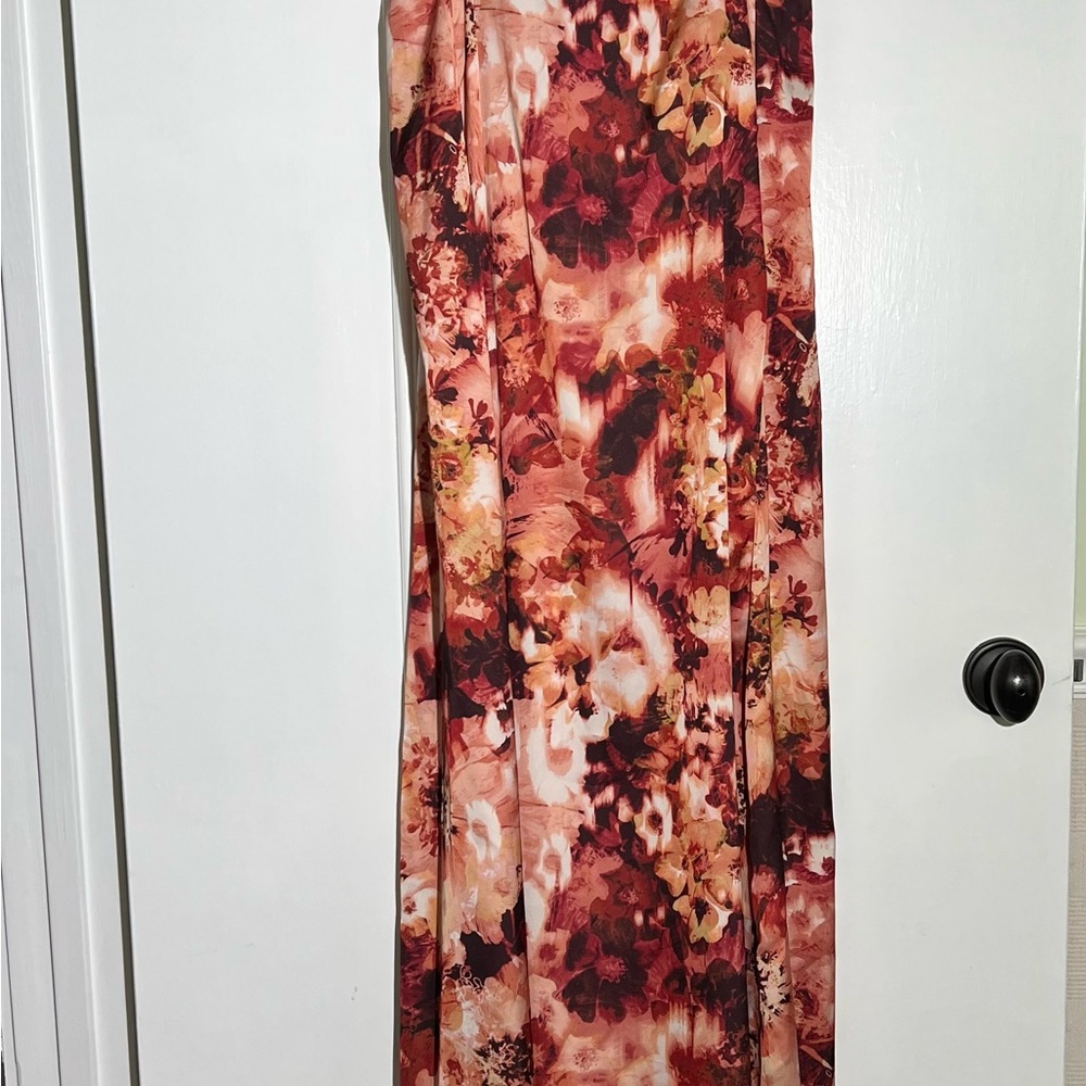 PRICE DROP Nicole Miller Floral Slip Maxi Dress - Picture 8 of 9